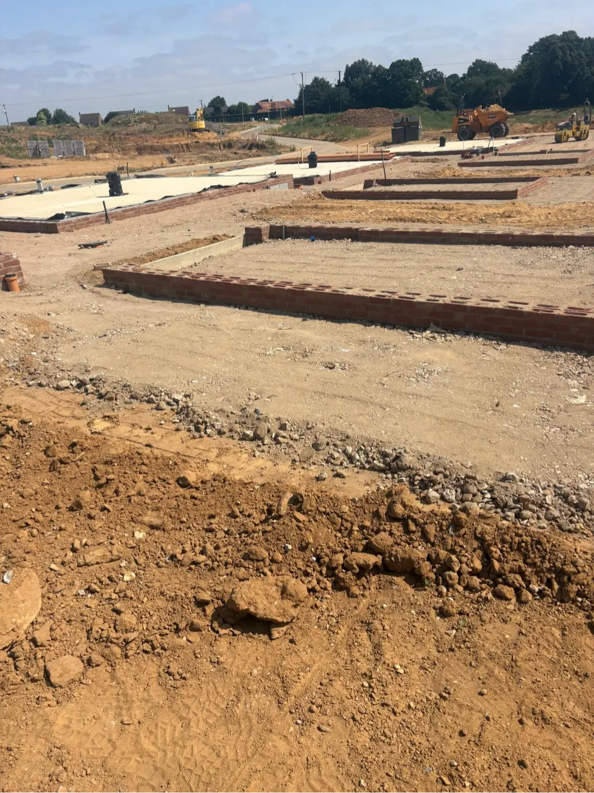 commercial ground slab installation Norwich Norfolk groundworks